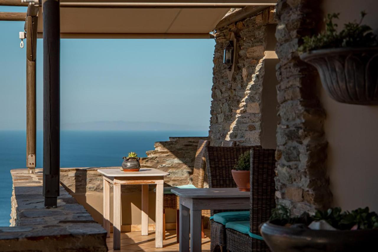 الشقق الفندقية Agia Eleousaفي  Aegean Castle Andros - Adults Only المظهر الخارجي الصورة
