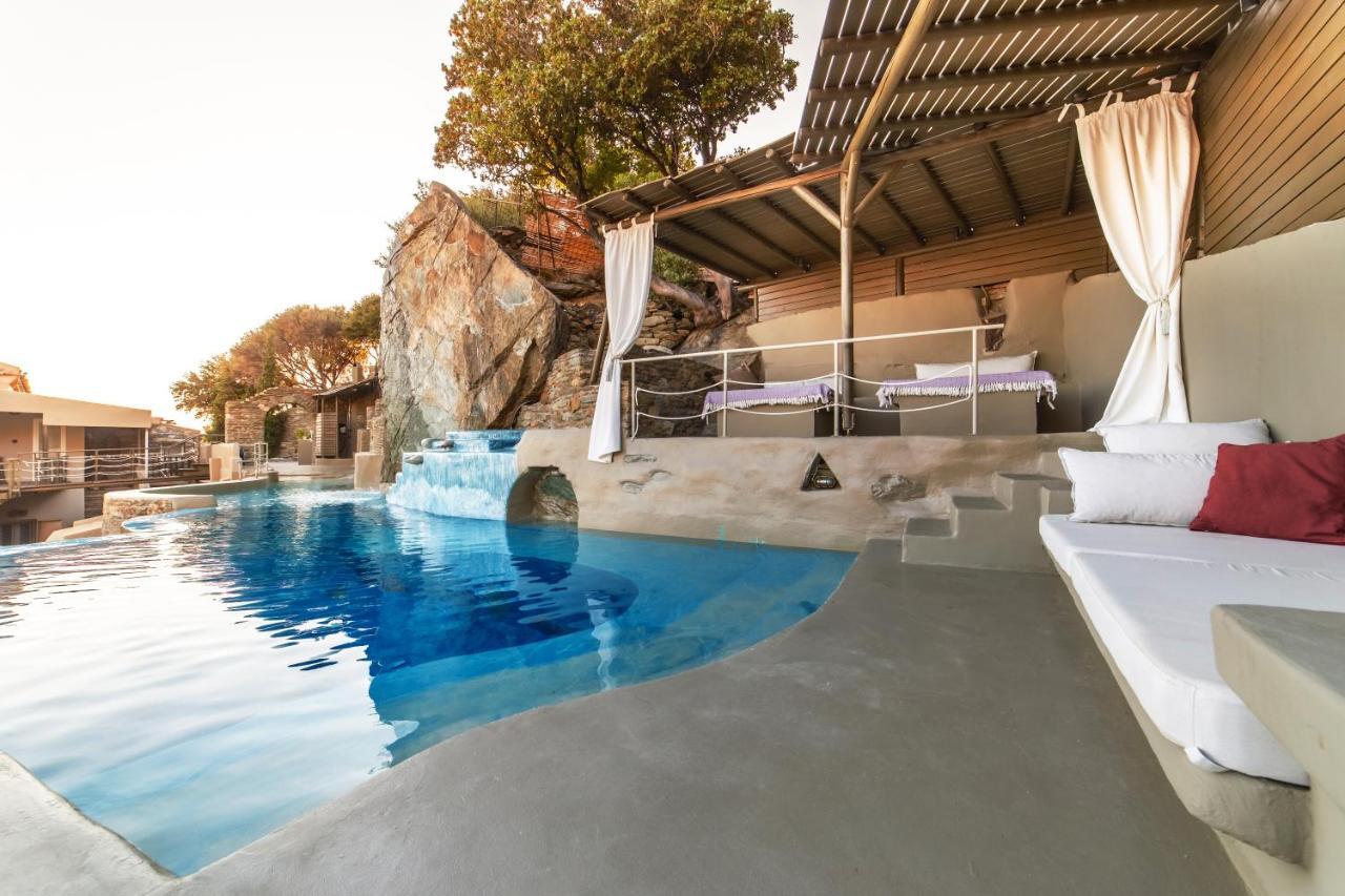 الشقق الفندقية Agia Eleousaفي  Aegean Castle Andros - Adults Only المظهر الخارجي الصورة