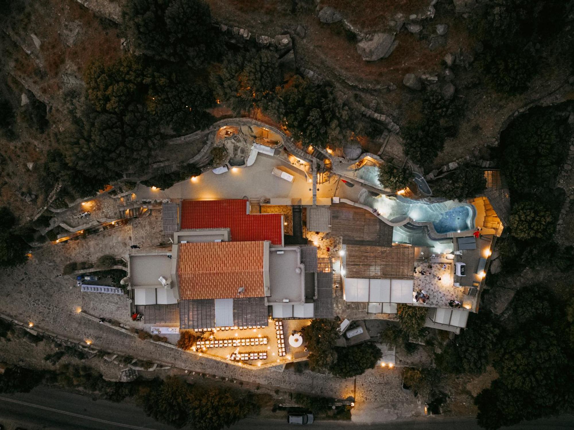 الشقق الفندقية Agia Eleousaفي  Aegean Castle Andros - Adults Only المظهر الخارجي الصورة