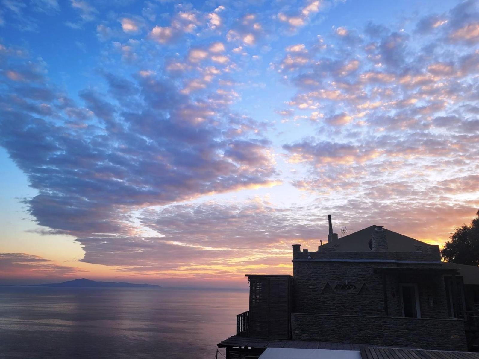الشقق الفندقية Agia Eleousaفي  Aegean Castle Andros - Adults Only المظهر الخارجي الصورة