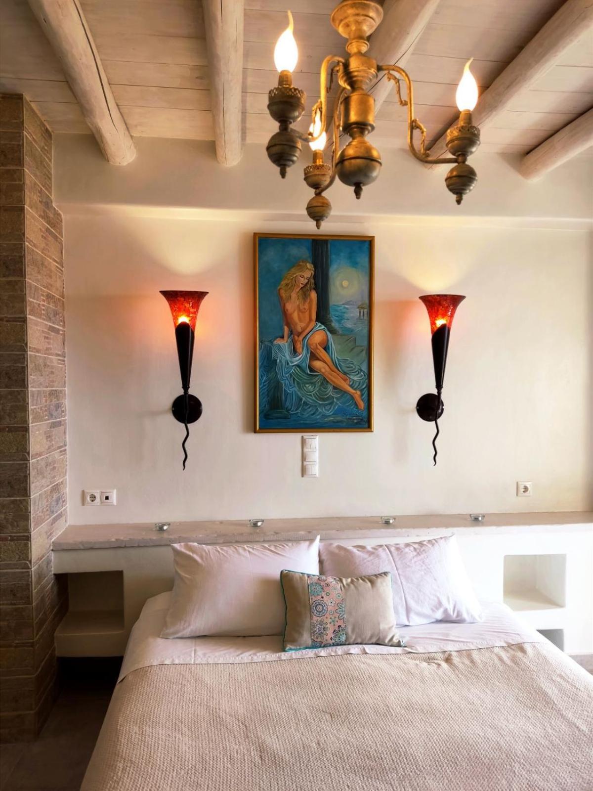 الشقق الفندقية Agia Eleousaفي  Aegean Castle Andros - Adults Only المظهر الخارجي الصورة