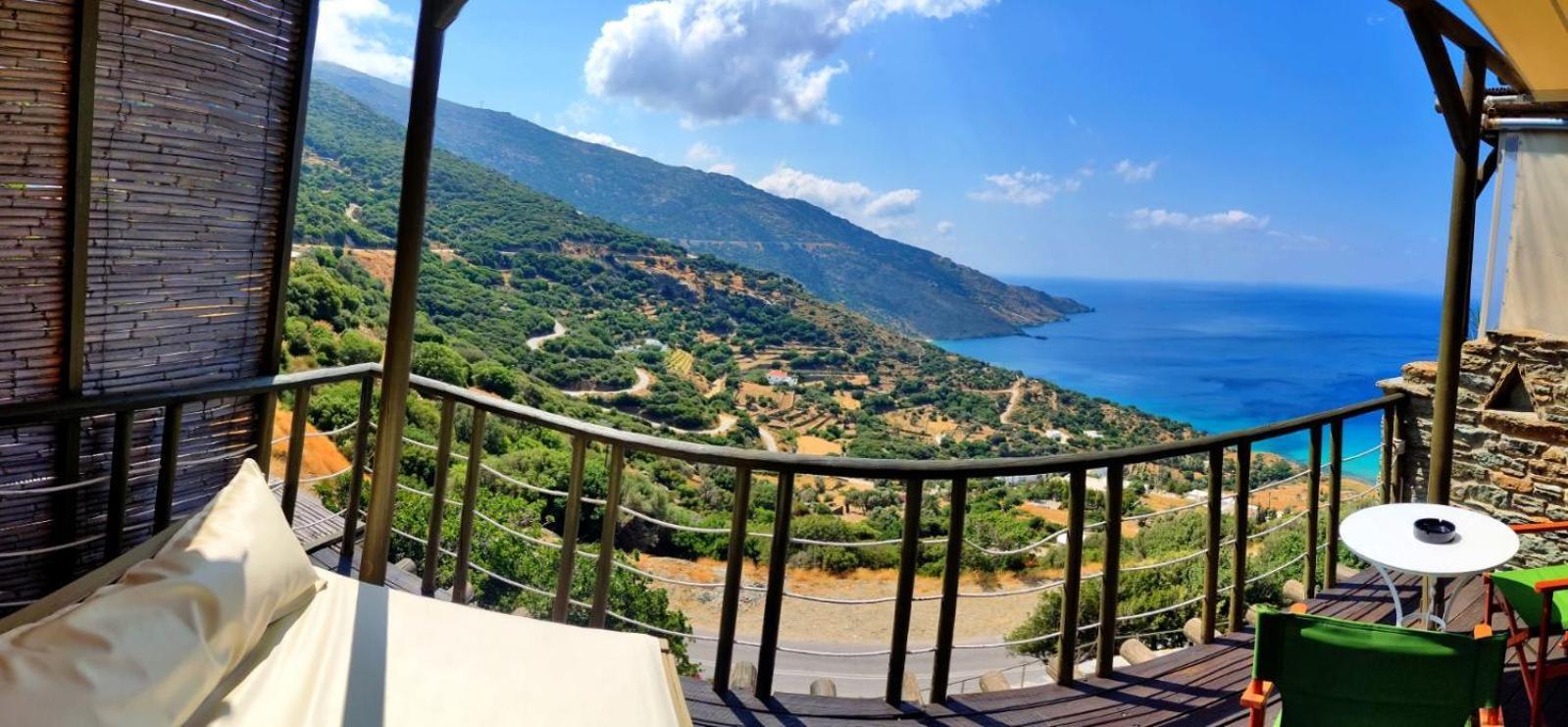 الشقق الفندقية Agia Eleousaفي  Aegean Castle Andros - Adults Only المظهر الخارجي الصورة