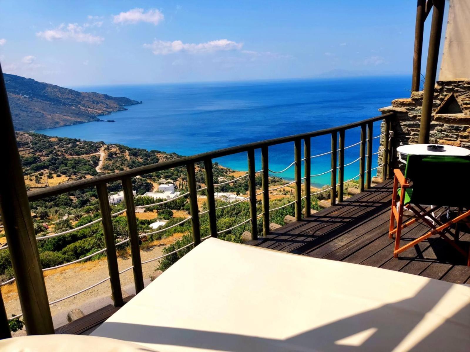 الشقق الفندقية Agia Eleousaفي  Aegean Castle Andros - Adults Only المظهر الخارجي الصورة