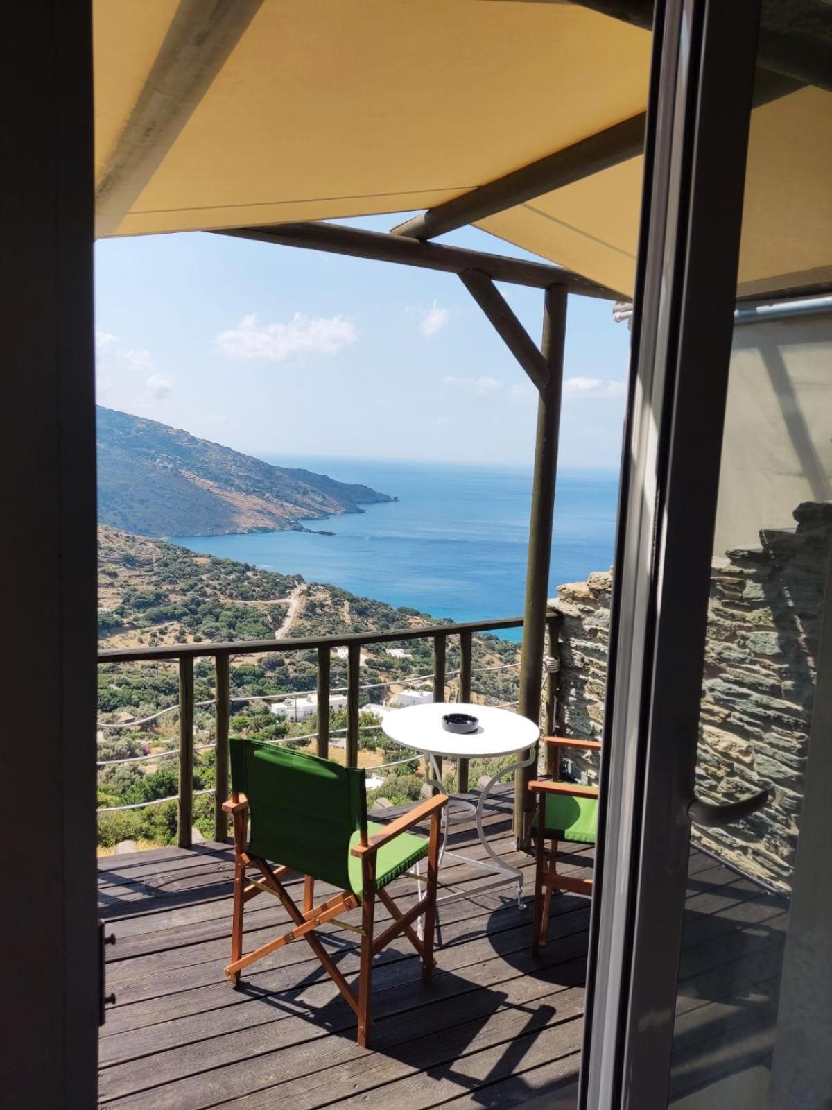 الشقق الفندقية Agia Eleousaفي  Aegean Castle Andros - Adults Only المظهر الخارجي الصورة