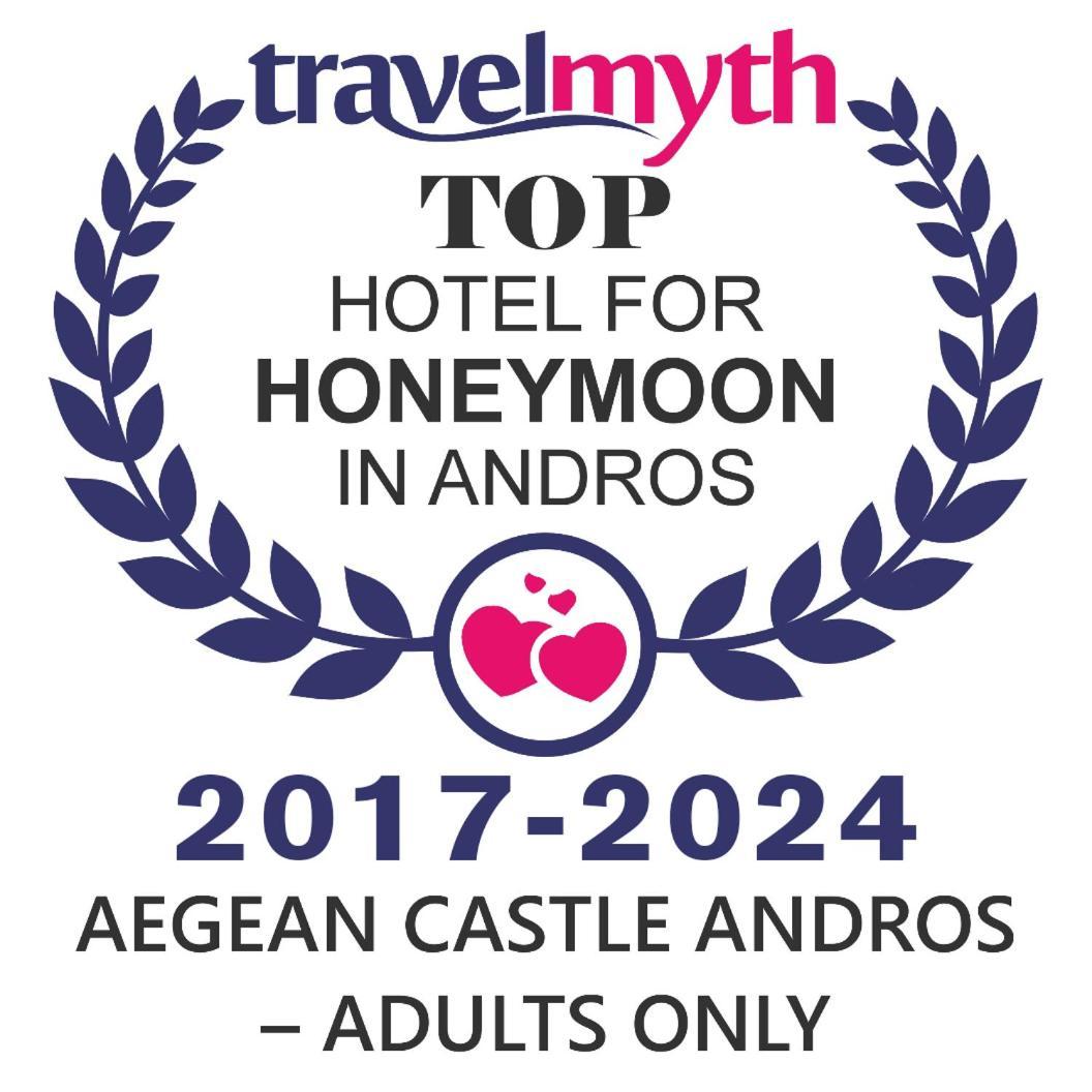 الشقق الفندقية Agia Eleousaفي  Aegean Castle Andros - Adults Only المظهر الخارجي الصورة