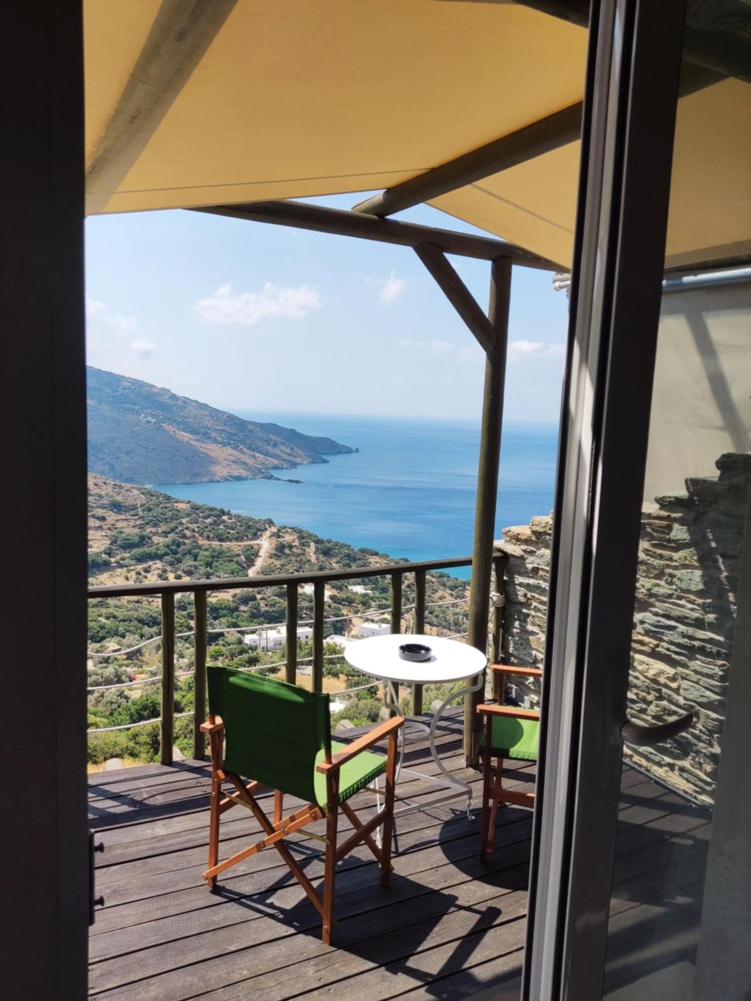 الشقق الفندقية Agia Eleousaفي  Aegean Castle Andros - Adults Only الغرفة الصورة