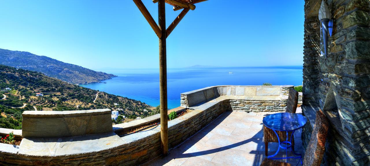 الشقق الفندقية Agia Eleousaفي  Aegean Castle Andros - Adults Only المظهر الخارجي الصورة