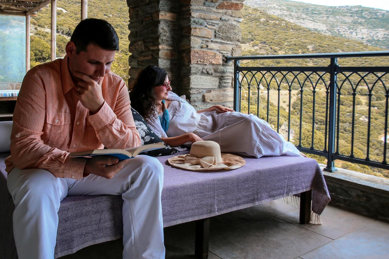 الشقق الفندقية Agia Eleousaفي  Aegean Castle Andros - Adults Only المظهر الخارجي الصورة