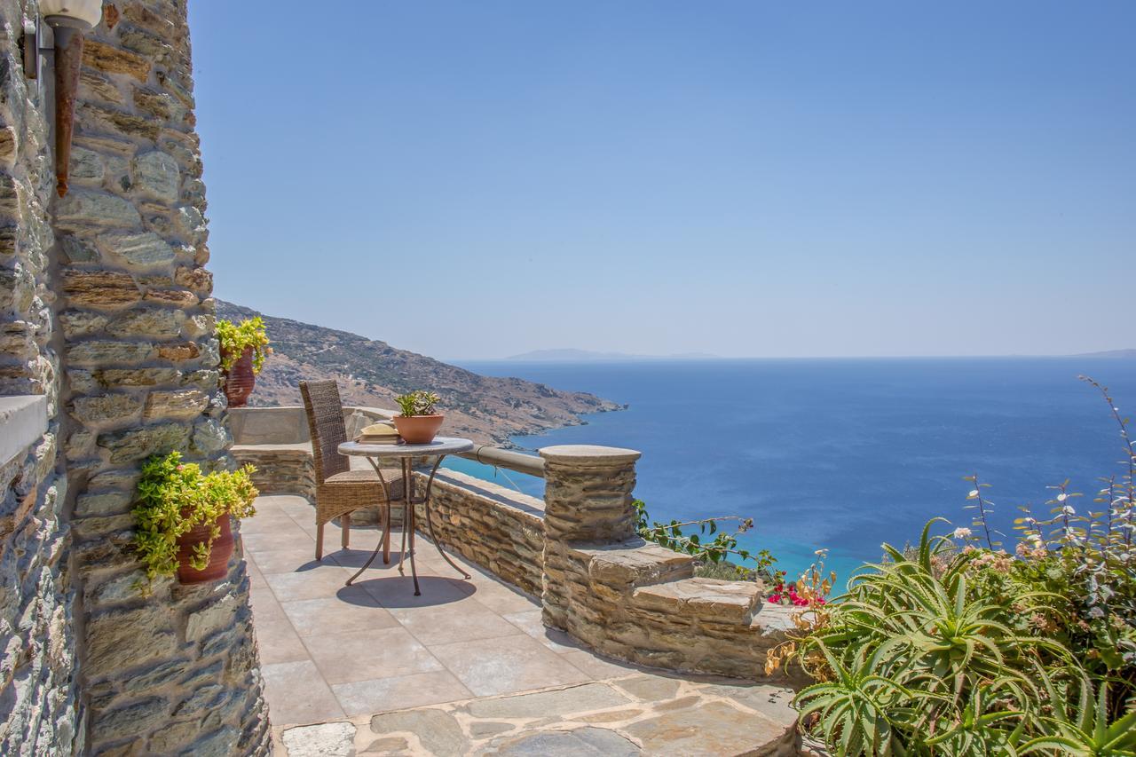 الشقق الفندقية Agia Eleousaفي  Aegean Castle Andros - Adults Only المظهر الخارجي الصورة