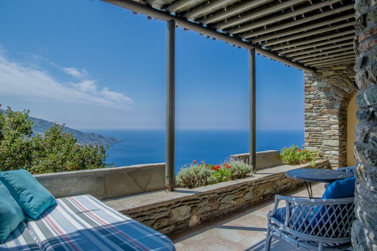 الشقق الفندقية Agia Eleousaفي  Aegean Castle Andros - Adults Only المظهر الخارجي الصورة